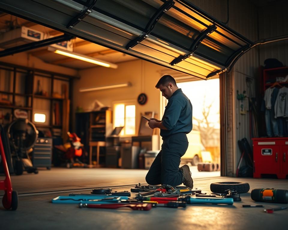 Smartphone Monitoring After Garage Door Installation in Tustin