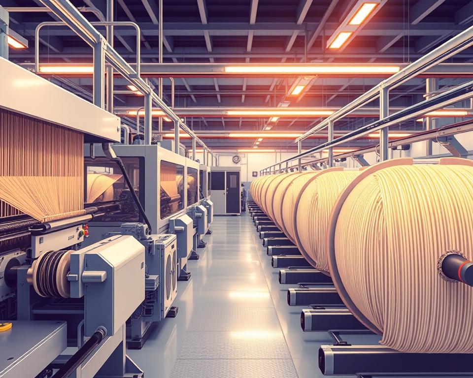 FTTH Cable Production Line Layout for Small Spaces