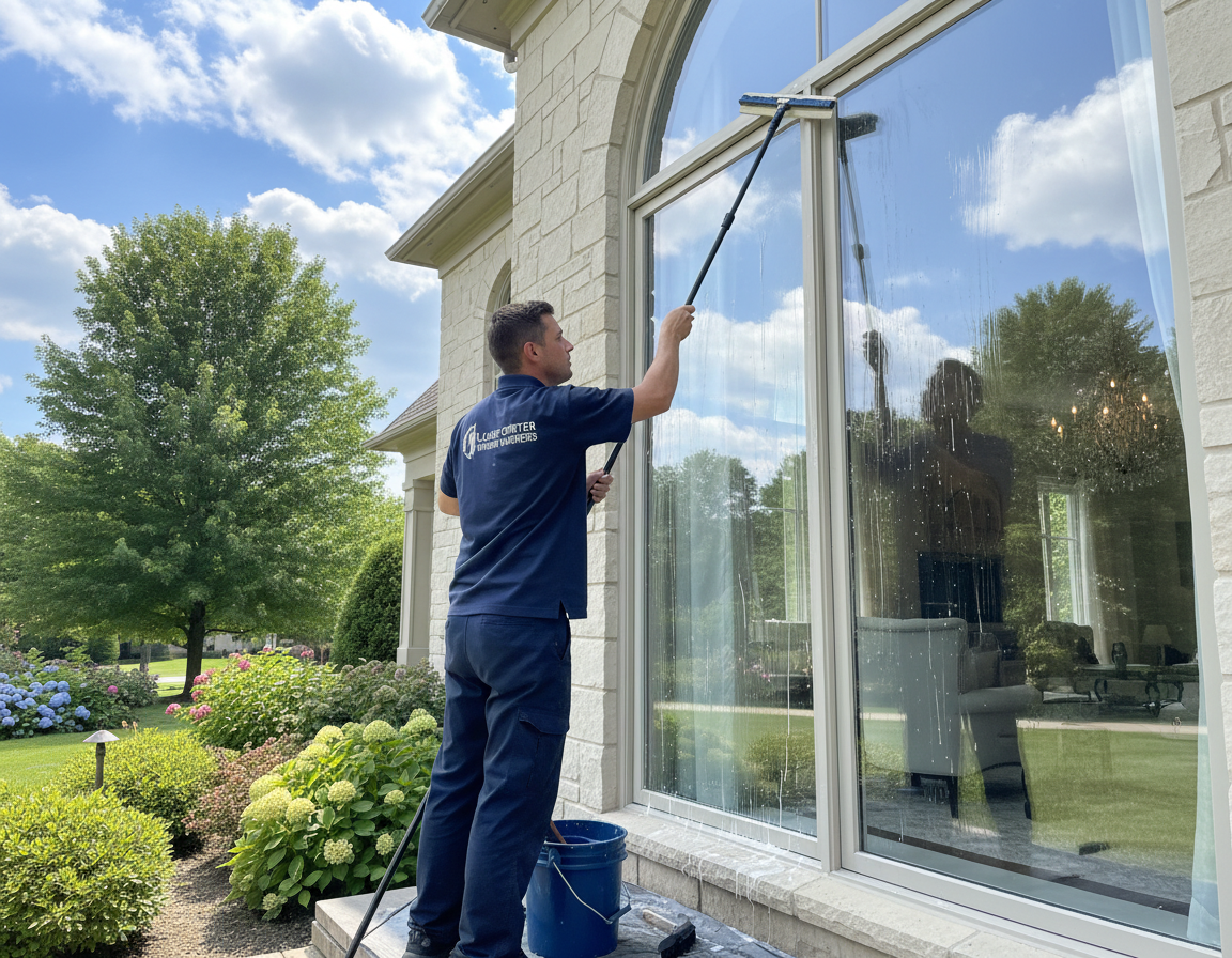 The Difference Between Inside And Outside Window Cleaning Hilliard, OH