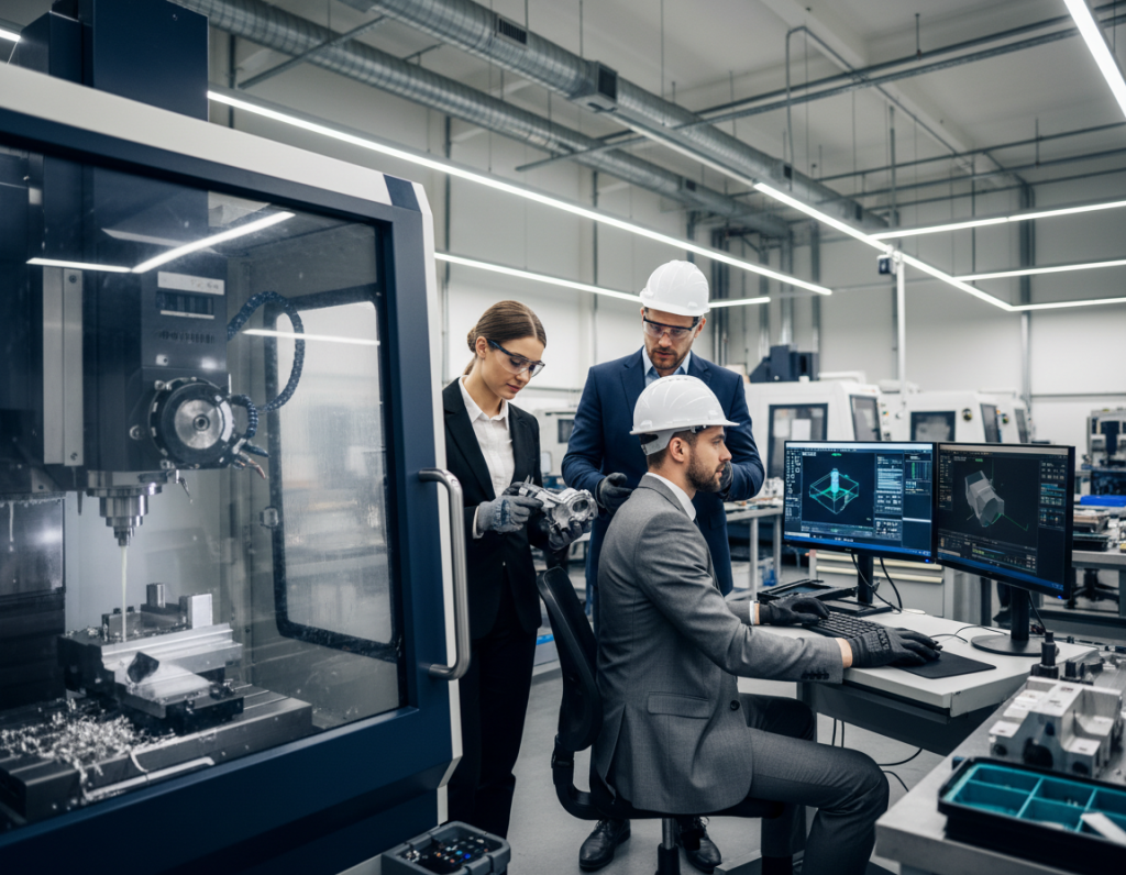 The Customer Service at a CNC Machine Shop in Houston