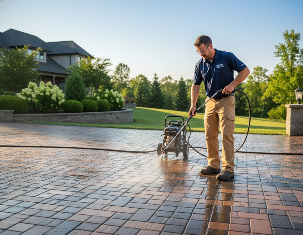 Seal and Sand Pavers Professionally in Lewis Center