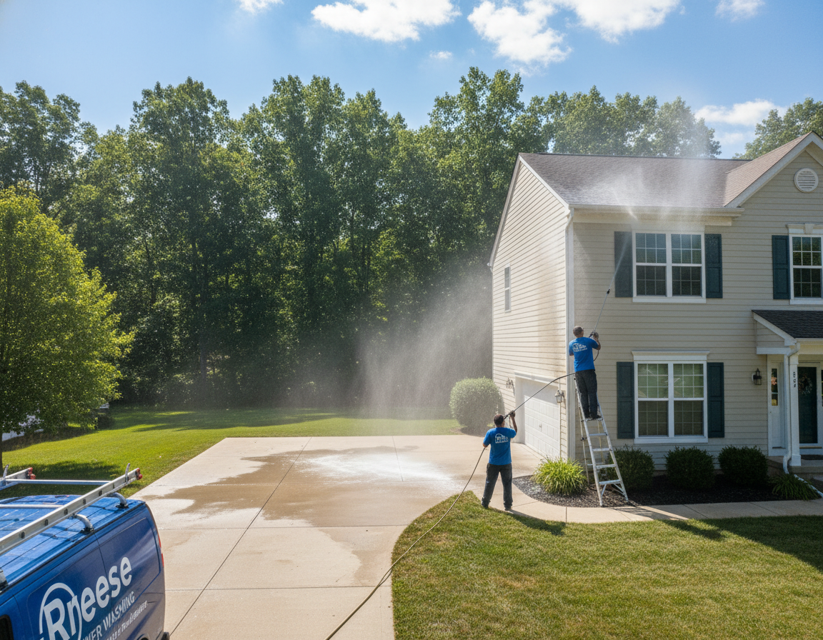 Pressure Washing Concrete Pool Coping Hilliard