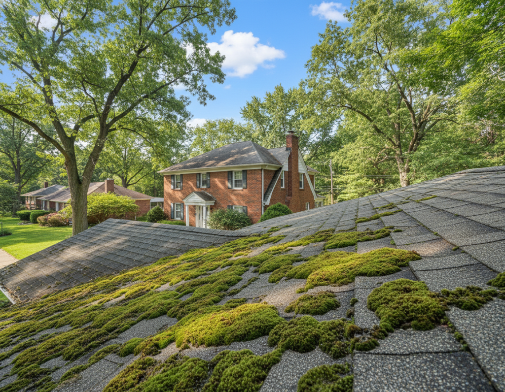 Roof Cleaning for Flat Roofs in Hilliard